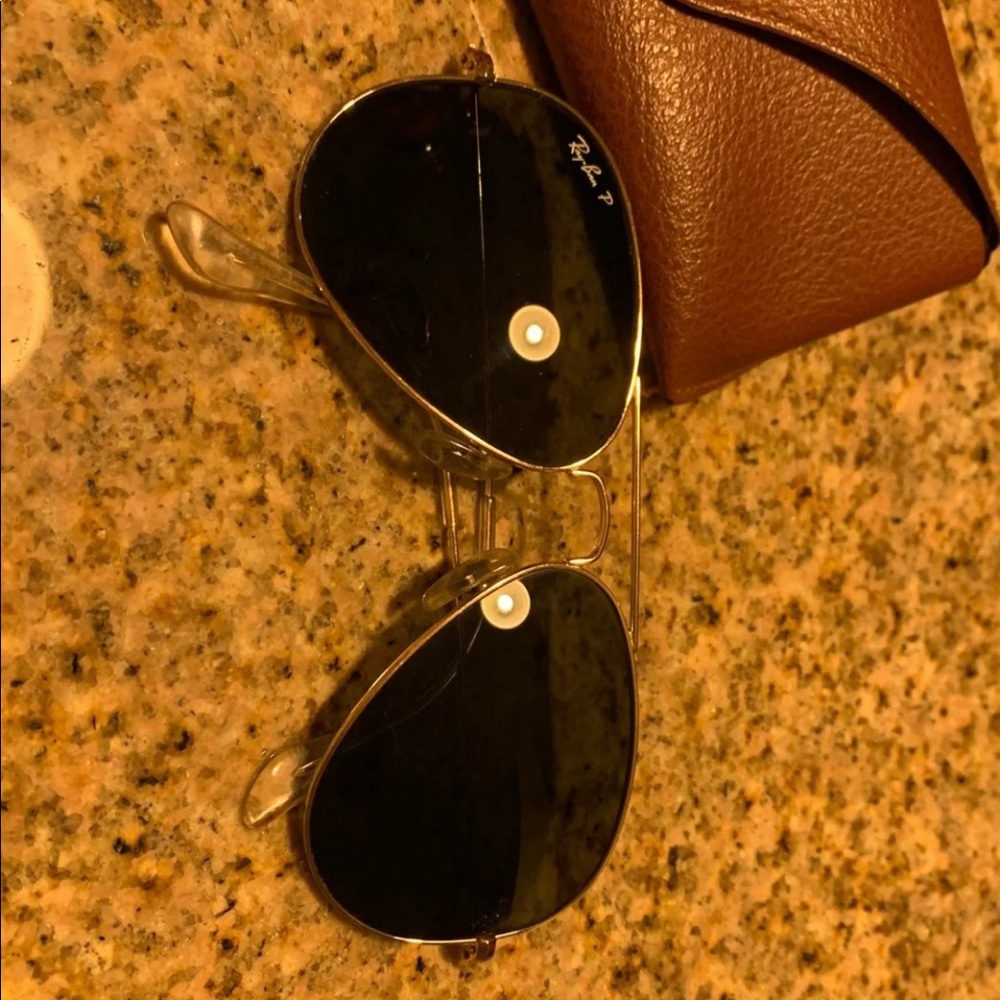 Ray-Bans aviator sunglasses, polarized